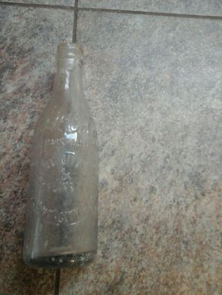 Rare Antique Straight Side Coca Cola Bottle.  Plant City Ice & Bottling Co.