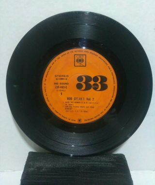 Bob Dylan Vol.  2 (rainy Day Women 12 & 35) Rare 33 - 1/3 Rpm 7 " Ep (lss - 485 - C) Japan