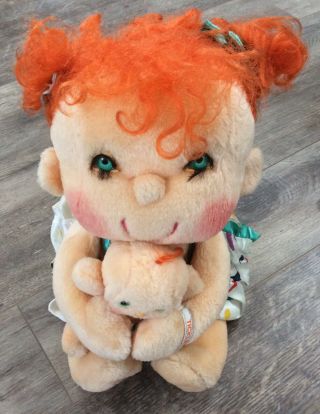 Vintage 1985 Kenner Hugga Bunch Tickles Plush Doll With Baby Giggles Ar103