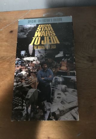 Rare From Star Wars To Jedi Vhs Film Making Of A Saga George Lucas 1992