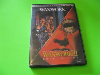 Waxwork 1 2 Double Feature (dvd,  2003) Artisan Rare Oop Zach Galligan