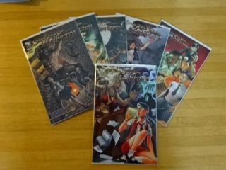 Rare Complete Set Of Gft Presents The Library Comic Books Variants Zenescope