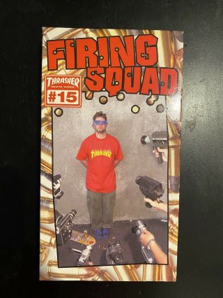 Rare 2000 Thrasher Mag 15 Skateboarding Vhs Firing Squad Danny Way,  Pat Duffy