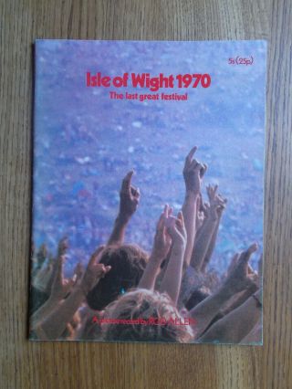 Isle Of Wight 1970 A Picture Record By Rod Allen Very Rare Book Vgc,