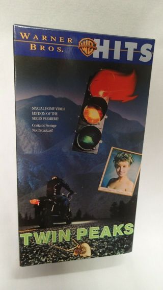 Rare Twin Peaks Vhs 1991 Tv Series Pilot Episode Movie Premiere David Lynch