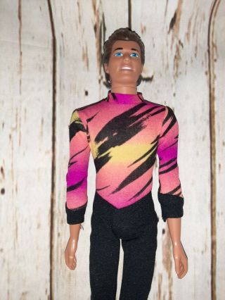 Vintage 1975 Mattel Barbie Ken Doll In Wet Suit With Articulation