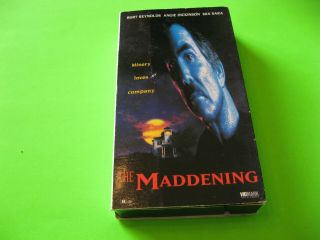 The Maddening - At First Sight Double Feature (vhs,  2000) Rare Burt Reynolds