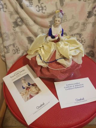 Goebel Half Doll Tea Cozy Doll - Marie Antoinette Vintage/rare