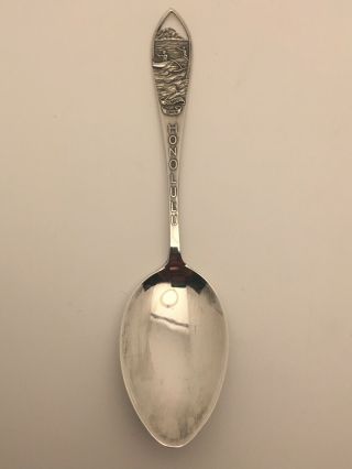 Honolulu,  Hi Outrigger Canoe Vintage Sterling Souvenir Spoon