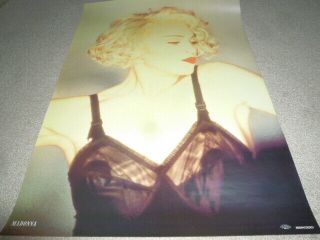Madonna EXPRESS YOURSELF JAPAN promo - only POSTER : Like A Prayer : RARE 2