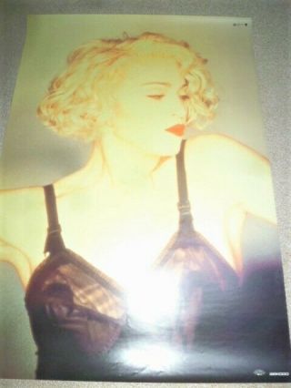 Madonna EXPRESS YOURSELF JAPAN promo - only POSTER : Like A Prayer : RARE 3