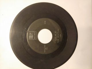 The Beatles Rare Black Silver Tollie Label Love Me Do PS I Love You 45 RPM 0001 2