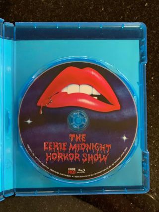 The Eerie Midnight Horror Show (1974) Blu - Ray Like Code Red OOP/Rare 3