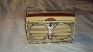 Rare Vintage Roland Tw6 Am 7 Transistor Twin Speaker Radio Bi - Fidelity