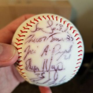 Albert Pujols Signed Baseball From 2000 Peoria Chiefs " Jose A.  Pujols 21 " Rare