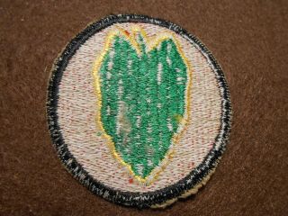 Rare WW2 Theater Made 24th Infantry Division Patch 2