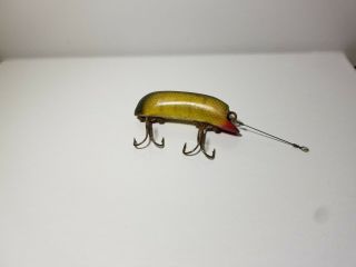 Vintage 3 Inch Wooden P & K Bright Eyes Fishing Lure