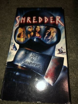 Shredder Vhs Rare 2003 Horror Cult Classic Mgm Video