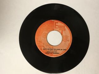 Rare Reggae 45 Dennis Brown I Hope We Get To Love In Time Errol T Label