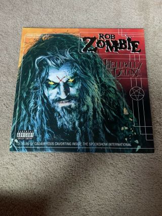 Rob Zombie “hellbilly Deluxe” Orange Vinyl Record (rare)