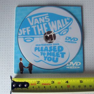 Vans Off The Wall Dvd Skateboard Tour Pleased To Meet You 2005 Rare Old School