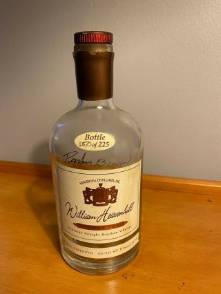 Rare William Heaven Hill Bottle,  Signed By Distiller Parker Beam (150 Of 225)