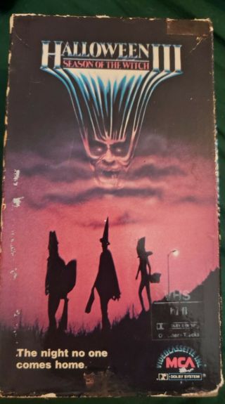 Halloween 3: Season Of The Witch (vhs) Pop First Pressing Horror Rare
