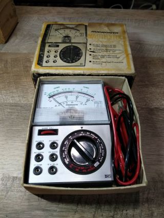 Vintage Radio Shack Micronta 20000 Ohm Multitester 22 - 202b
