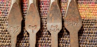 4 - Antique Woodworking Woodworking Cutter Blades / Bits