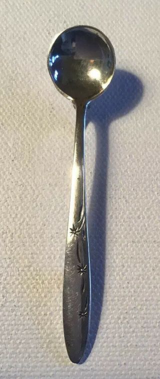 Vintage Gorham Celeste Sterling Silver Salt Spoon Brooch Pin 2 7/8”