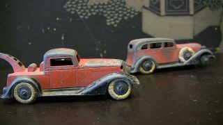 Rare 1930 ' s ToostieToy Wrecker and Coupe Car Diecast 4 