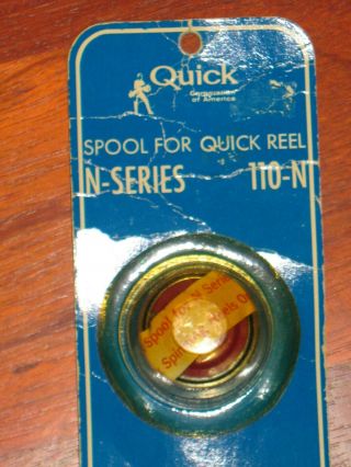 Vintage DAM Quick 110N Reel Spool,  N - Series NOS 110 - N Rare Still in Package 2