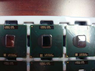 Rare Intel Core 2 Duo L2500 1.  833 Ghz Sl9ju Le80539 Fcbga479 Cpu Processor