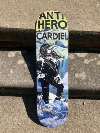 Rare Anti Hero Skateboard John Cardiel Vintage