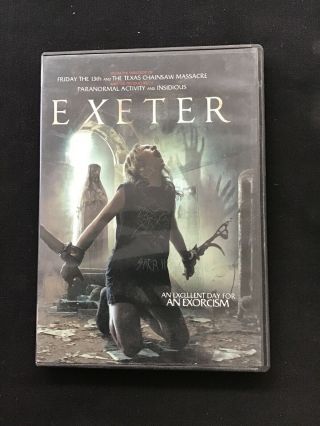 Exeter (dvd,  2015) Rare,  Oop Horror " An Day For An Exorcism "