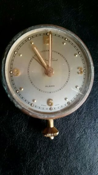 Rare Vintage Mathey Tissot Oversized Pocket Watch Or Travel Clock W/alarm