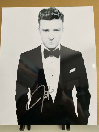 Justin Timberlake Signed Autograph 8x10 Photo N’sync Rare
