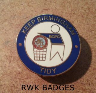 Birmingham City - Rare Hate Villa Supporters Enamel Badge