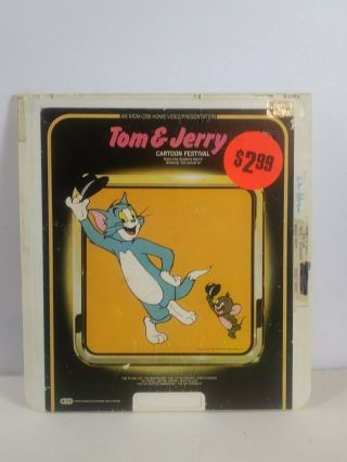 Tom & Jerry Cartoon Festival Ced Videodisc Rare Vintage