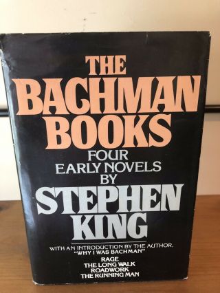 1985 Stephen King The Bachman Books Rare First Bce Dust Cover.