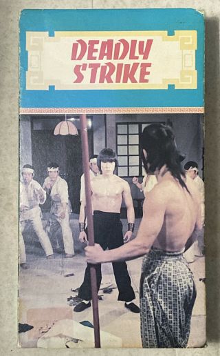 Deadly Strike (vhs) Bruce Lee Le Rare Martial Arts Kung Fu