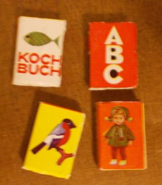 BODO HENNIG VINTAGE DOLLHOUSE BOOKS 1:12 - SCALE FROM GERMANY X 8 3