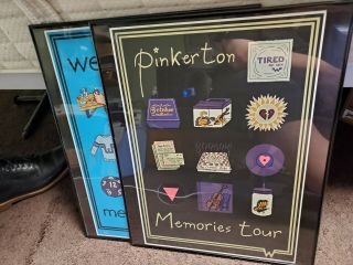 Weezer Memories Tour And Pinkerton Poster Rare And Limited 2010