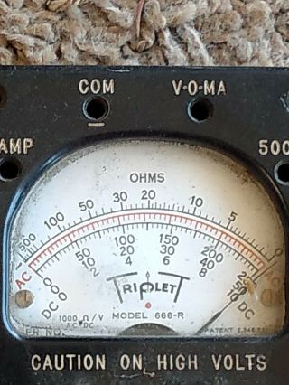 Vintage VOM Meter 2