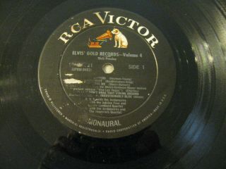 Very Rare Monaural Elvis Gold Records volume 4 RCA LPM 3921 Elvis Presley 3