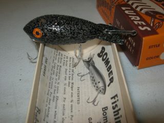 Vintage BOMBER Fishing Lure in Transition Box & Papers Model 316 3