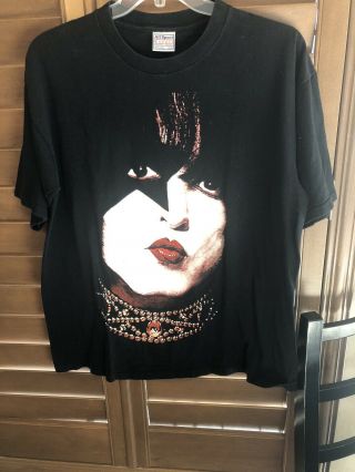 Rare Kiss Paul Stanley Concert T - Shirt Usa Size Xl