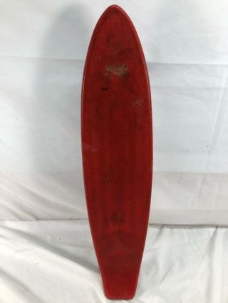 Vintage Nash Red Skateboard With Trucks Wheels
