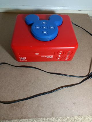 Rare Japanese First Edition Disney Mickey Mouse Kids Dvd Player W/ Remote