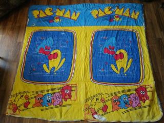 Vintage Pac - Man Sleeping Bag / Blanket By Midway